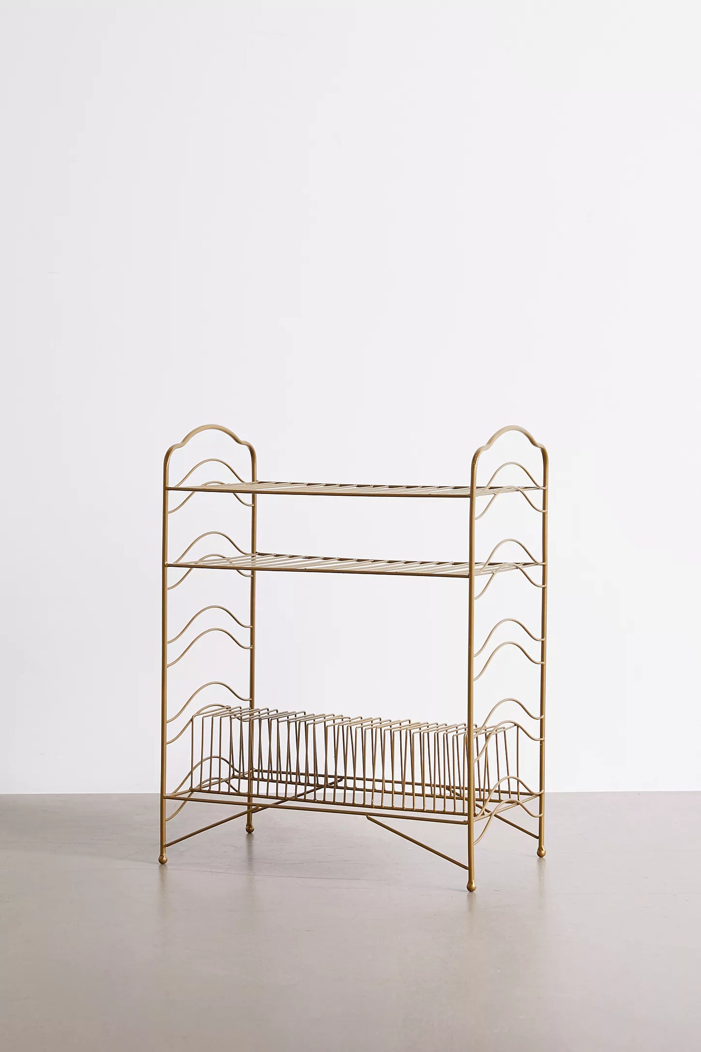 Vinyl Record Storage Shelf