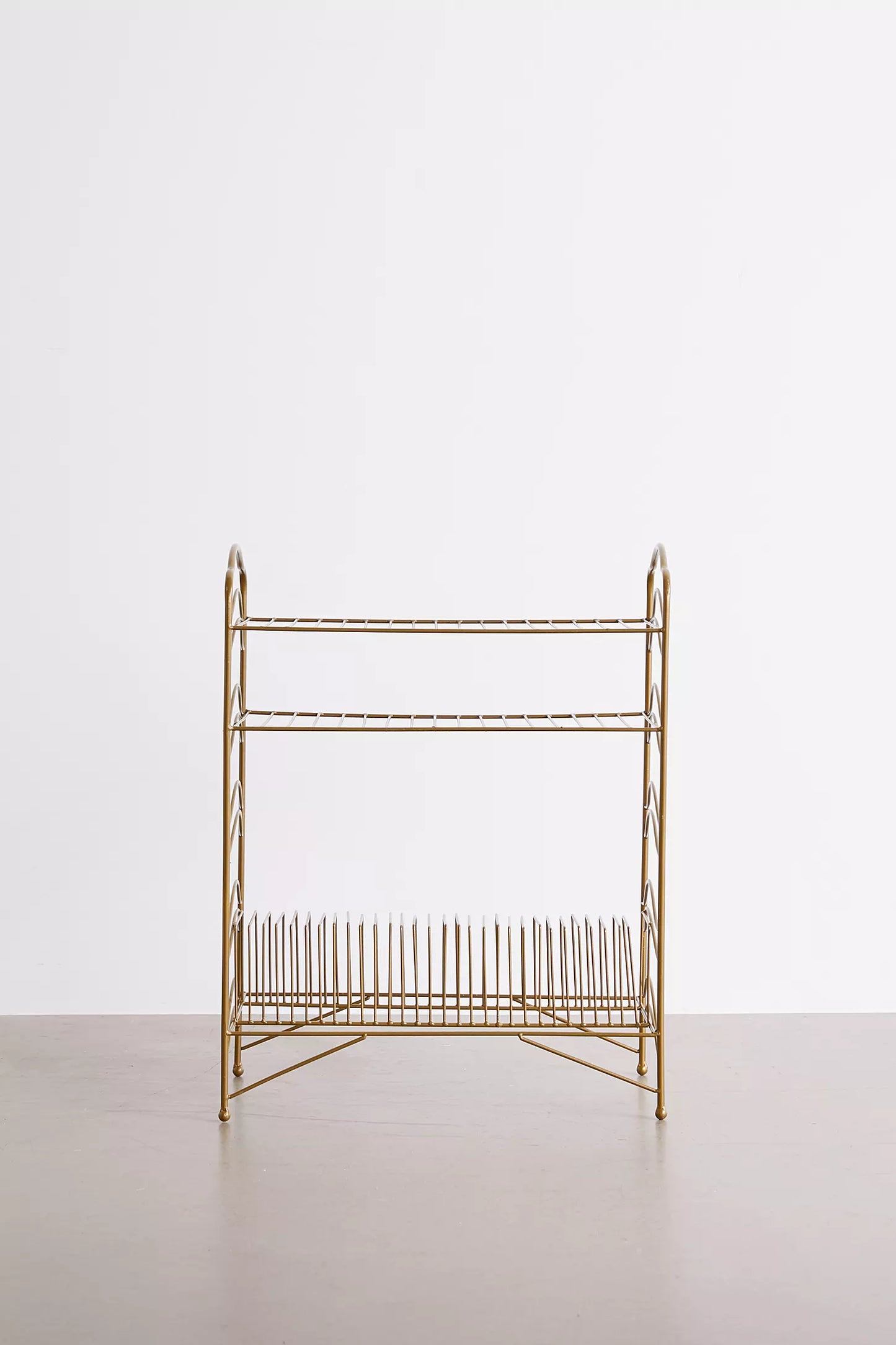 Vinyl Record Storage Shelf