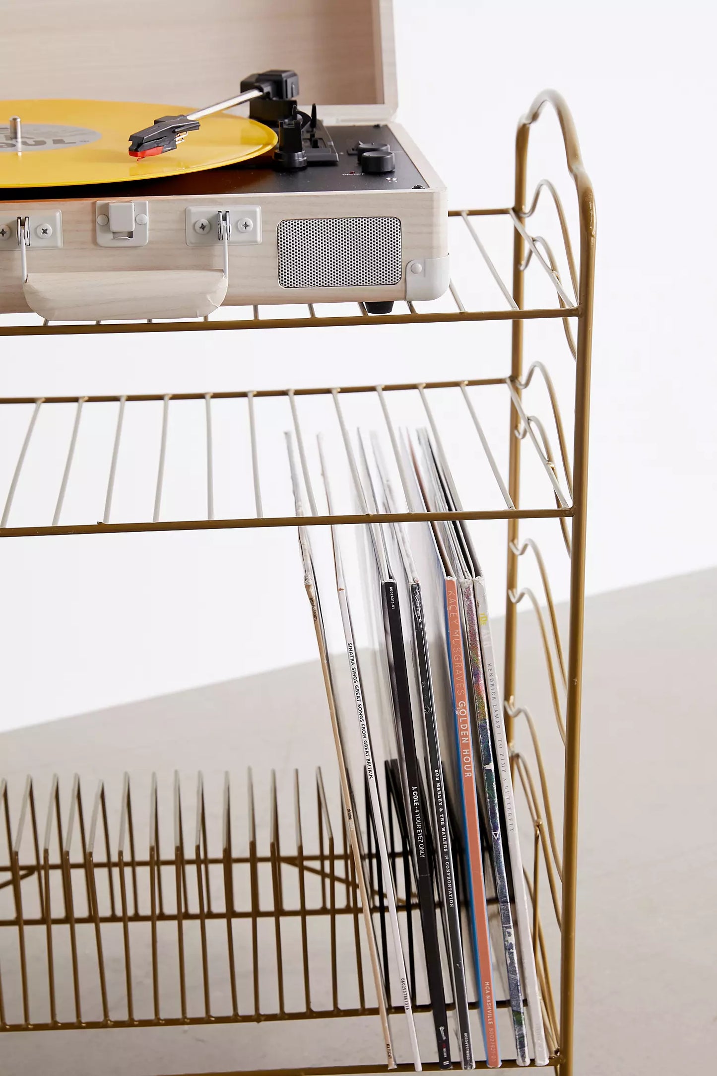 Vinyl Record Storage Shelf